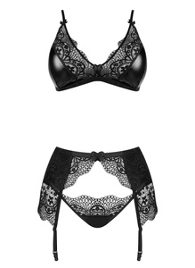Elegant Lingerie Set Obsidian Desire – Luxurious Look and Sophistication