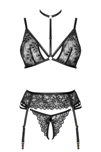 Black Lingerie Set Noemi – Elegant Lace