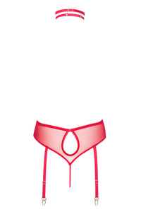 ADELAIDE TEDDY CHERRY - Sensual Lace Bodysuit