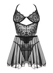Luxury Night Chemise Dark Mirage – Softness and Passion