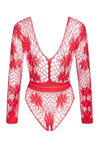 Exclusive Mesh Red Bodysuit Regina – Refined Sensuality