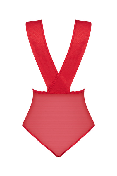 Luxury Red Bodysuit Veronica – Softness and Sensuality