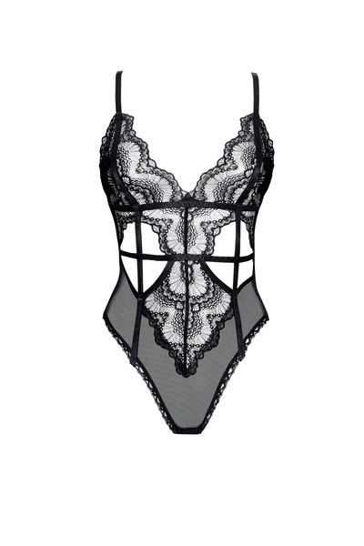 Sensual Erotic Bodysuit Peyton – Romantic Lace and Mesh