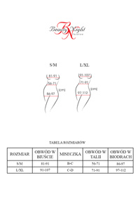 Red and Black Satin Chemise Marinela – Luxurious Comfort and Style