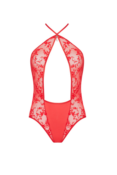 Exclusive Red Bodysuit Anthea – Luxury and Passion