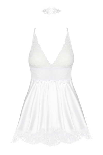 Exclusive White Chemise Eve – Elegance and Sensuality
