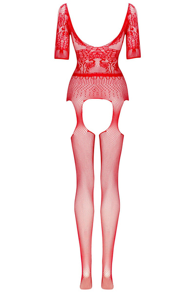 Luxury Red Lace Bodystocking Courtney – Chic and Allure