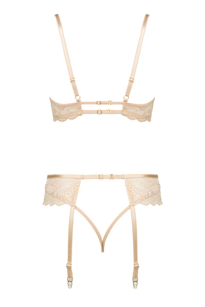 Elegant Lingerie Rose – Sensual Set in Nude