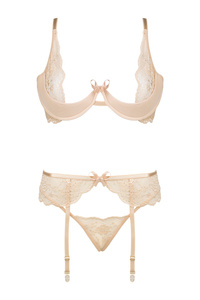 Elegant Lingerie Rose – Sensual Set in Nude