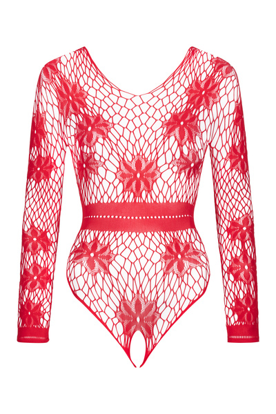 Exclusive Mesh Red Bodysuit Regina – Refined Sensuality