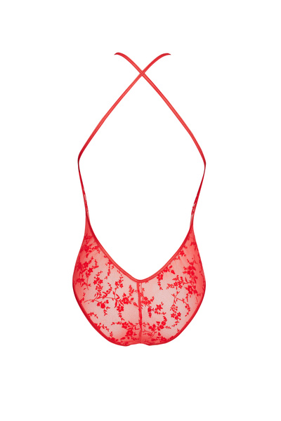 Exclusive Red Bodysuit Anthea – Luxury and Passion