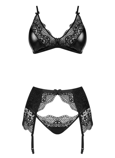 Elegant Lingerie Set Obsidian Desire – Luxurious Look and Sophistication