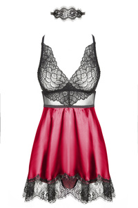 Exclusive Purple Satin Chemise Eve – Refined Luxury