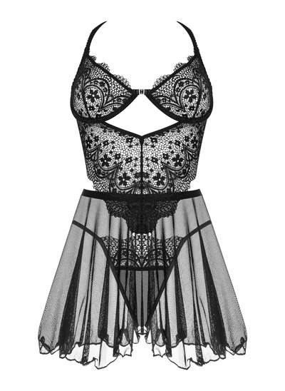 Luxury Night Chemise Dark Mirage – Softness and Passion
