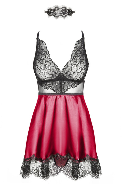 Exclusive Purple Satin Chemise Eve – Refined Luxury