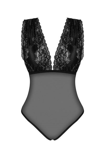 Luxury Black Bodysuit Veronica – Softness and Sensuality