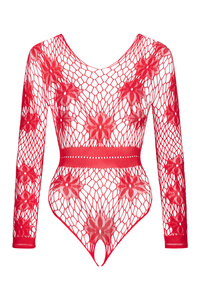 Exclusive Mesh Red Bodysuit Regina – Refined Sensuality