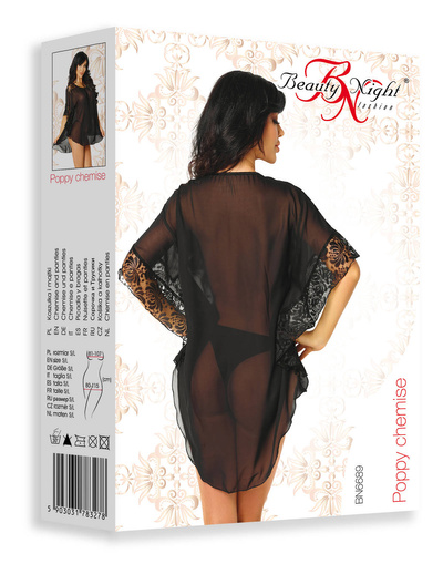 Exclusive Erotic Chemise with Tulle Poppy – Luxurious Touch of Softness