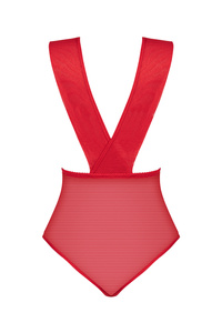 Luxury Red Bodysuit Veronica – Softness and Sensuality
