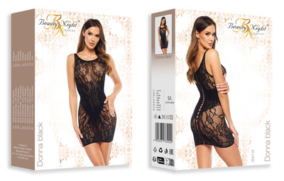 Sensual Lace Black Dress Donna – Perfect for Special Occasions