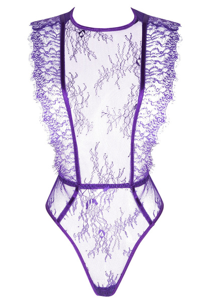 Sensual Purple Erotic Bodysuit Emiliana – Elegance and Passion