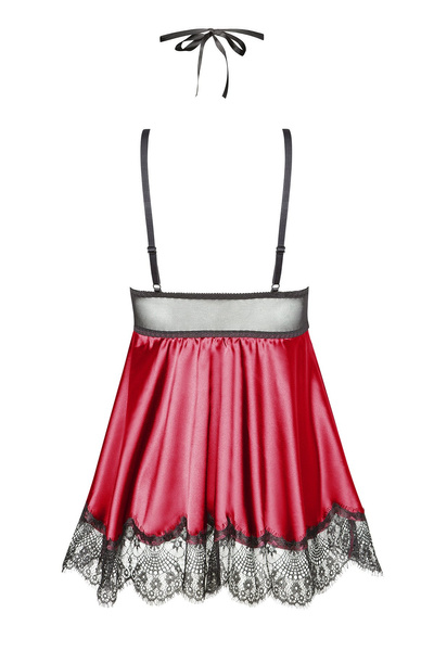 Exclusive Purple Satin Chemise Eve – Refined Luxury